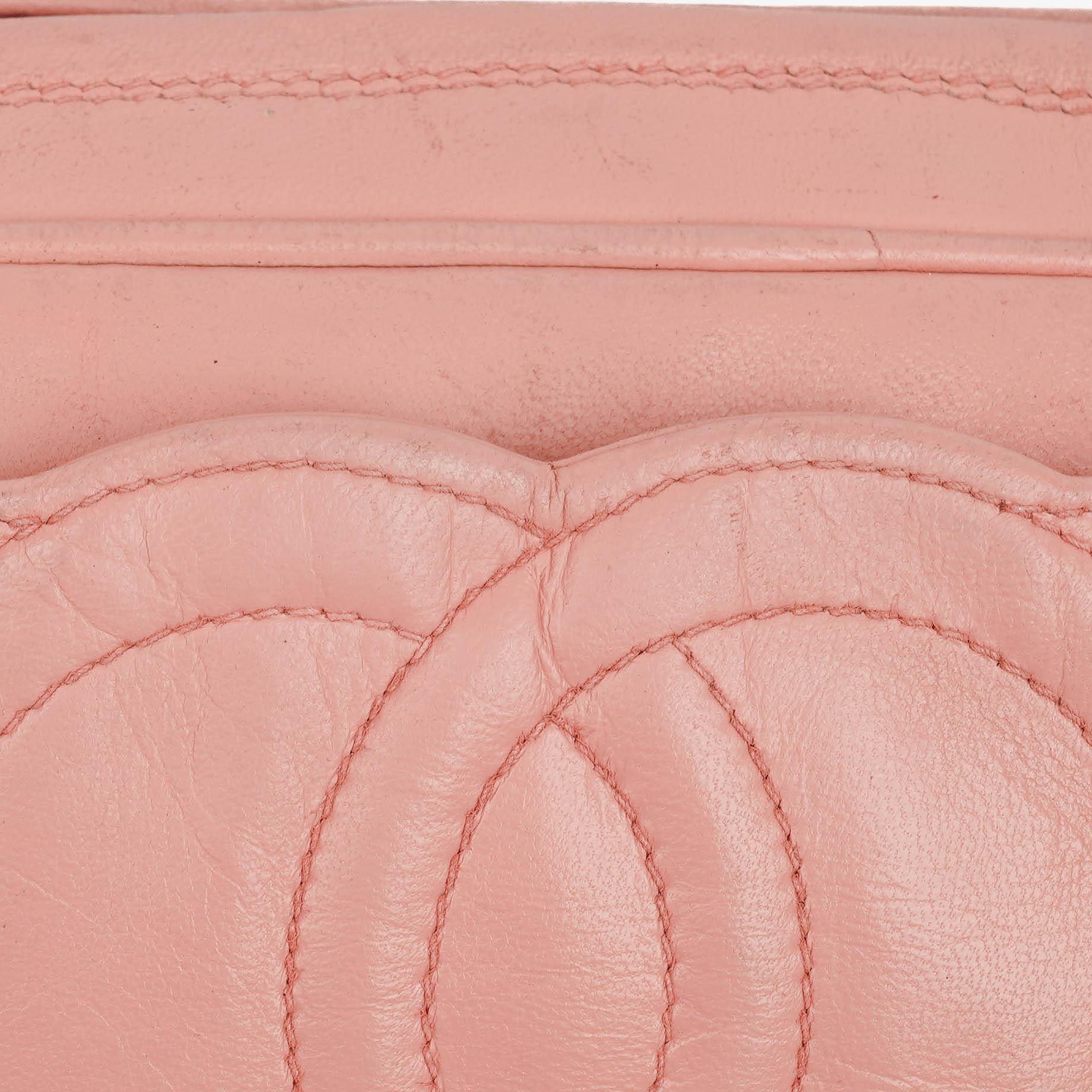 Chanel Triple CC Camera Schultertasche aus Lammleder mit Quaste