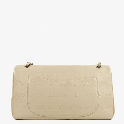 Chanel Unlimited Rue Cambon 2.55 Reissue 228 Flap Tasche aus neutralem Kalbsleder