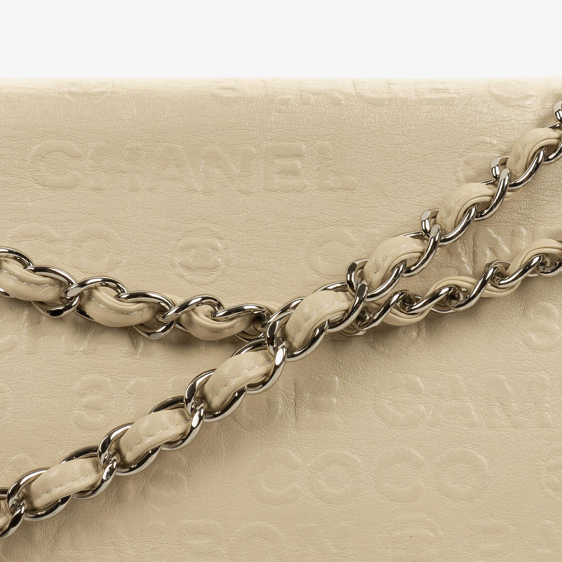 Chanel Unlimited Rue Cambon 2.55 Reissue 228 Flap Tasche aus neutralem Kalbsleder