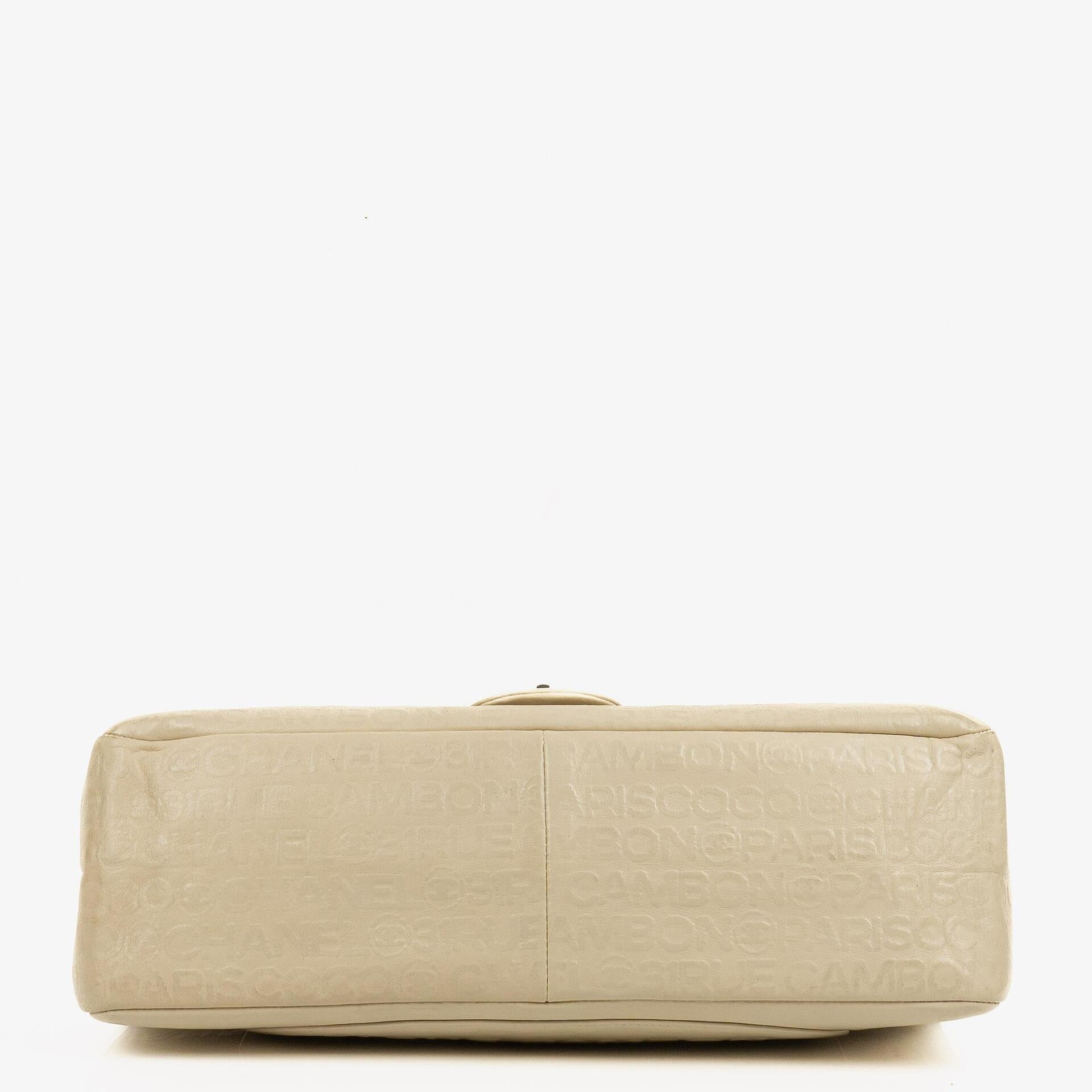 Chanel Unlimited Rue Cambon 2.55 Reissue 228 Flap Tasche aus neutralem Kalbsleder