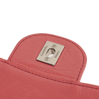 Chanel Vanity Schultertasche In Genarbtem Rosa Gestepptem Kalbsleder Und Klarem PVC, 2017-2018