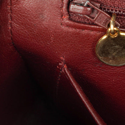Chanel Vertical Medium Flap Bag aus schwarzem gestepptem Lammleder mit 24K vergoldeten Beschlägen
