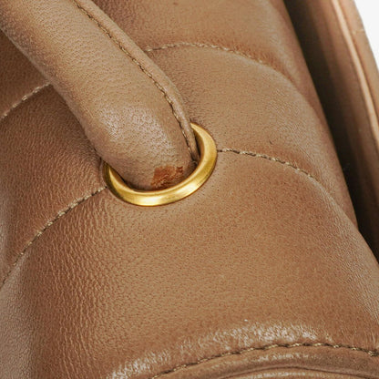 Chanel Diana Single Flap Tasche aus vertikal gestepptem Lammleder mit 24K vergoldeter Hardware