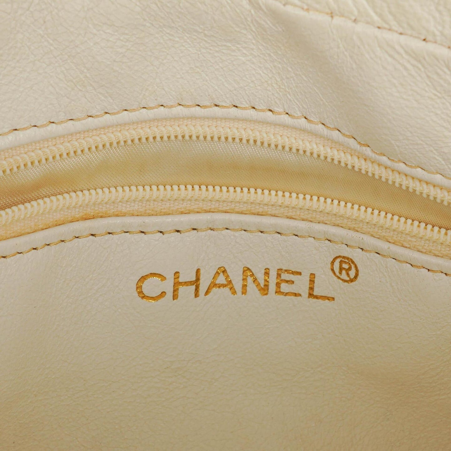 Chanel Vintage CC Camera Tassel Tasche aus gestepptem Lammleder