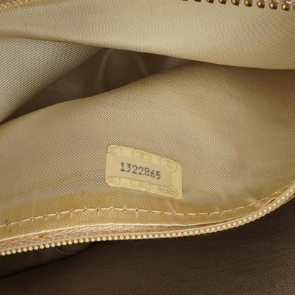 Chanel Vintage Medium CC Camera Bag aus neutralem gestepptem Lammleder mit Quaste