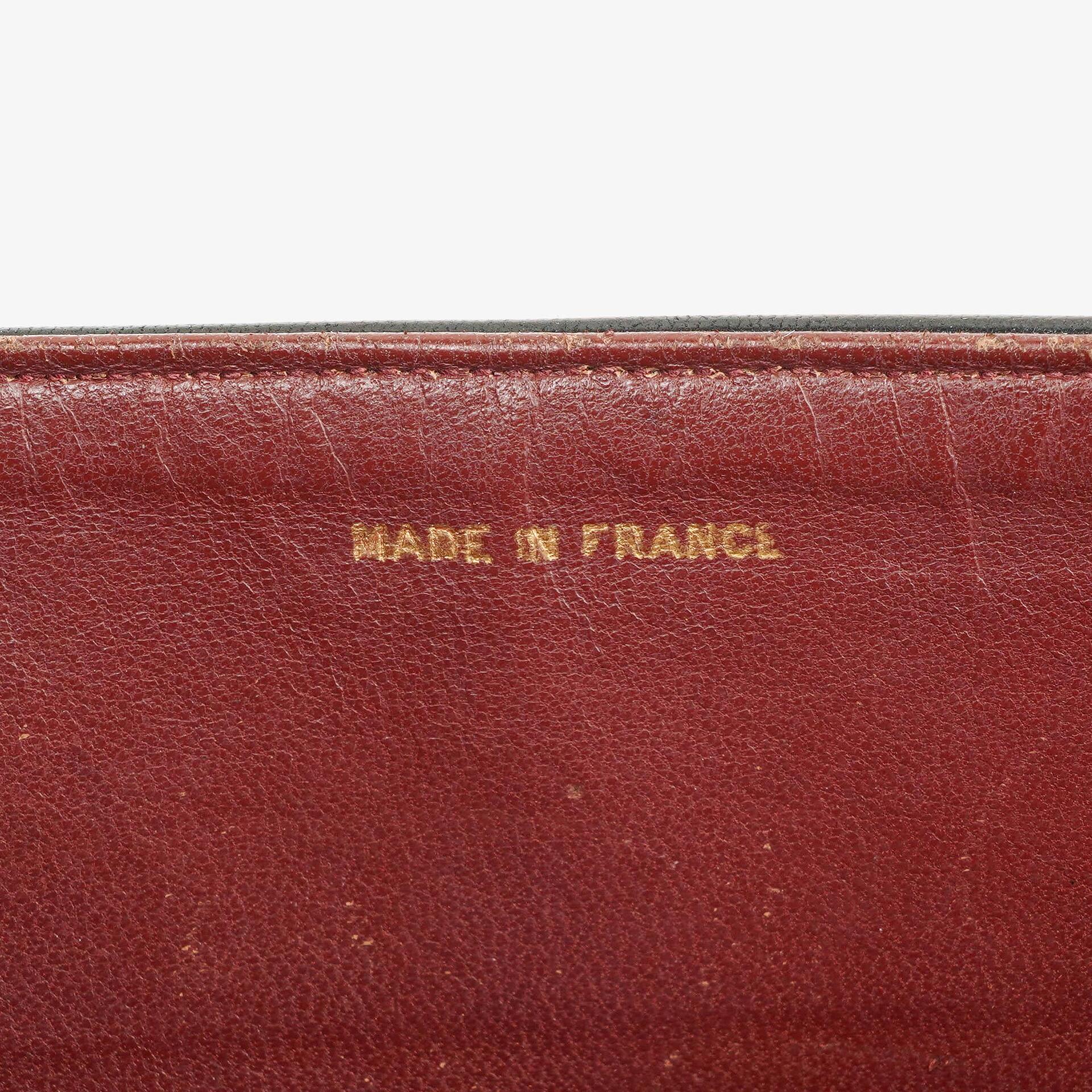 Chanel Vintage Medium Classic Double Flap Tasche aus schwarzem gestepptem Lammleder mit 24K vergoldeten Beschlägen