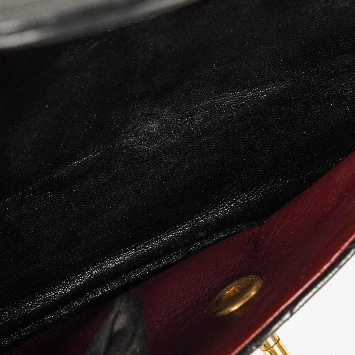 Chanel Vintage Medium Classic Double Flap Bag aus schwarzem gestepptem Lammleder mit 24K vergoldeter Hardware