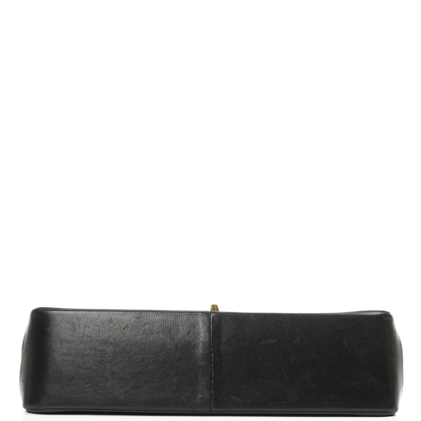 Chanel Vintage Medium Classic Double Flap Tasche Schwarzes gestepptes Lammleder mit 24K vergoldeten Beschlägen und Mademoiselle Kette