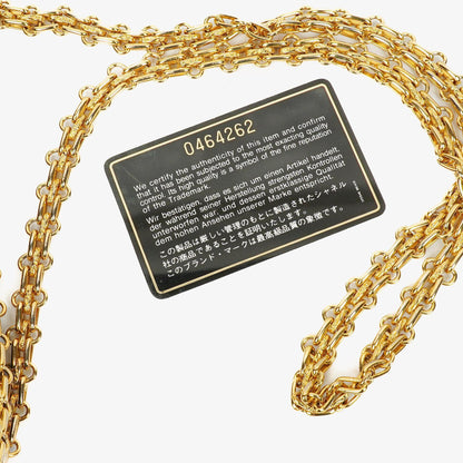 CHANEL Vintage Mittelgroße Timeless Classic Double Flap Tasche aus schwarzem gestepptem Lammleder mit 24K vergoldeter Hardware und Mademoiselle-Kette