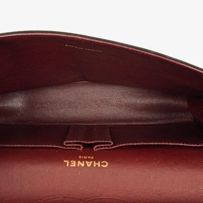 Chanel Vintage Medium Timeless Classic Double Flap Tasche aus schwarzem gestepptem Wildleder mit goldfarbenen Beschlägen und Mademoiselle-Kette