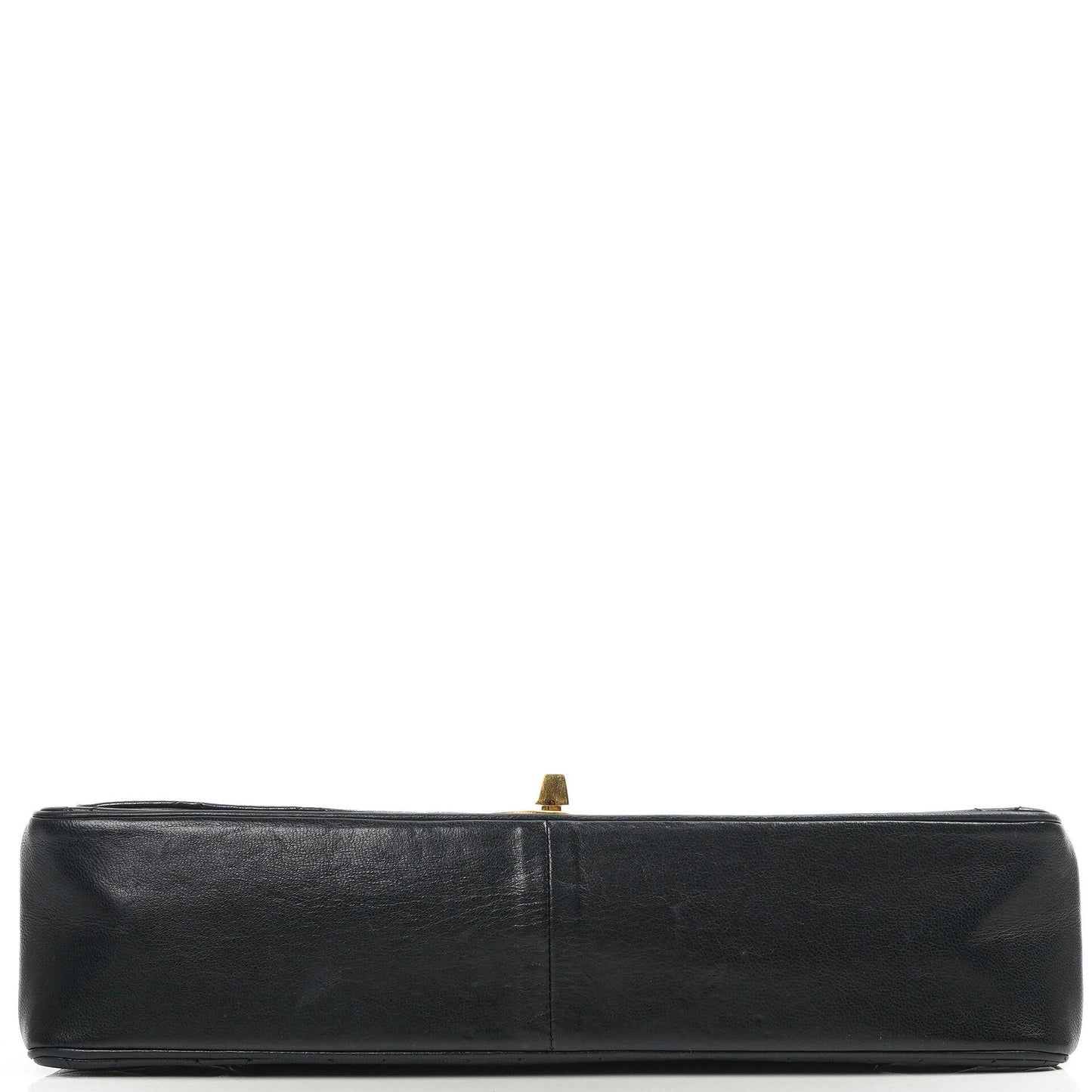 Chanel Vintage Medium Timeless Classic Double Flap Bag Gequiltetes Lammleder Navy mit 24K Vergoldeter Hardware