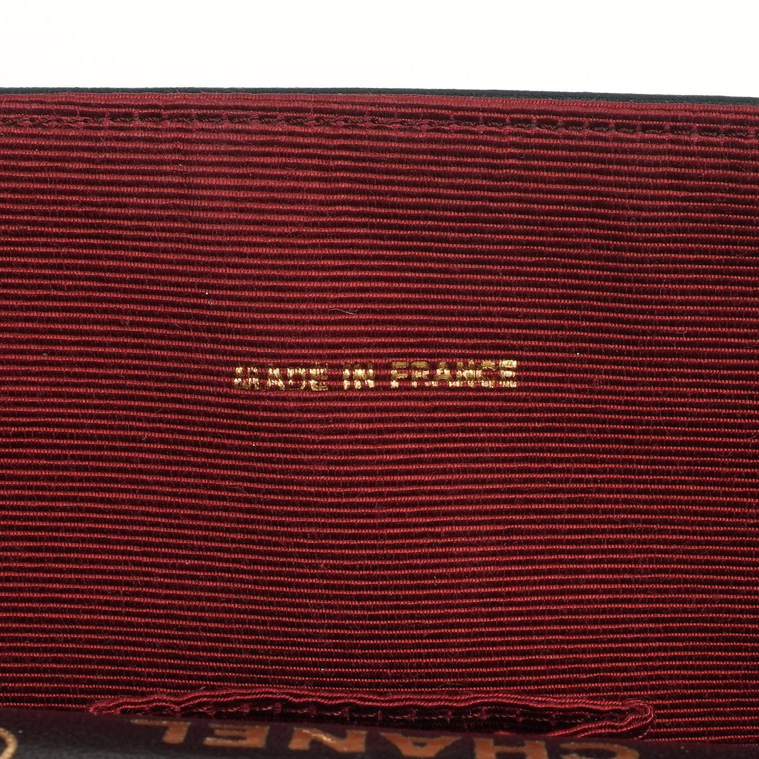 Chanel Vintage Medium Timeless Classic Double Flap Bag Gequiltetes Lammleder Navy mit 24K Vergoldeter Hardware