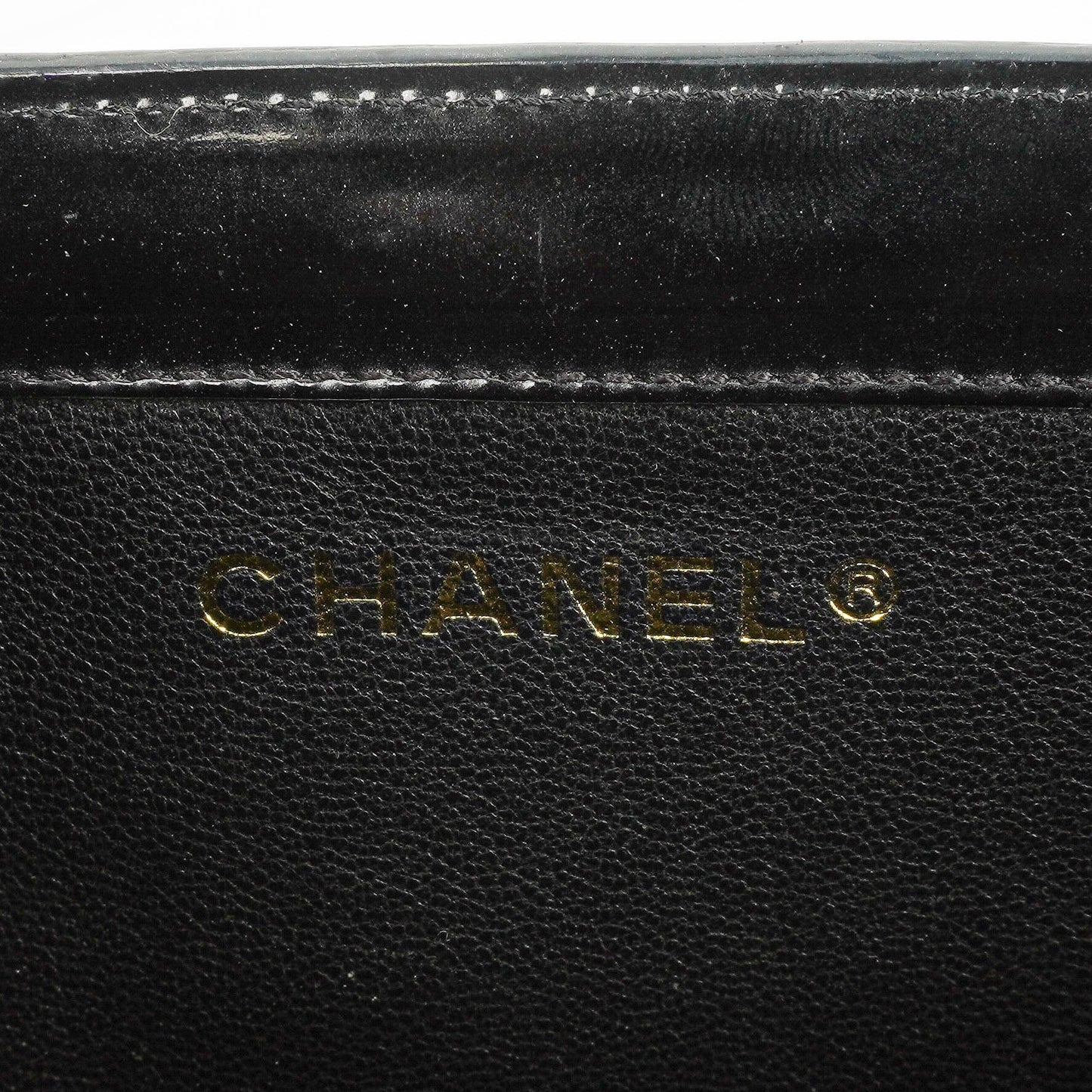Chanel Vintage Lackleder CC Tote Schultertasche