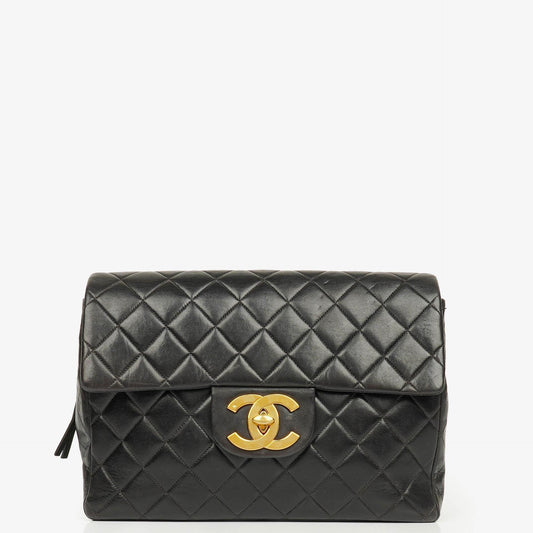 Chanel Vintage gesteppter CC Single Flap Rucksack