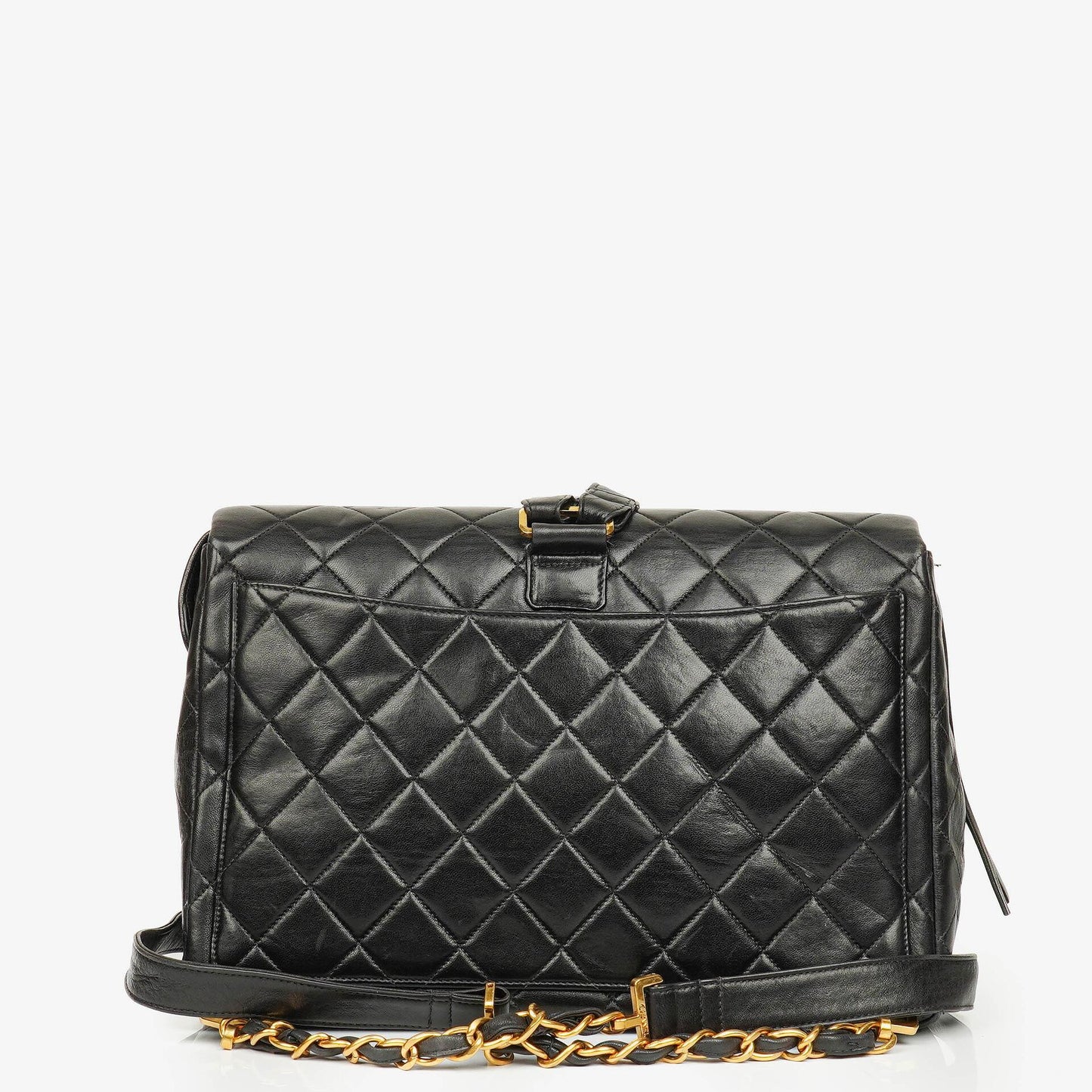 Chanel Vintage gesteppter CC Single Flap Rucksack