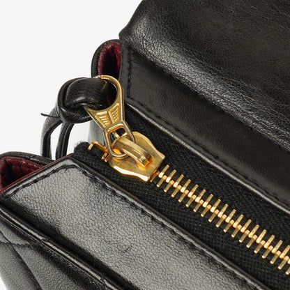 Chanel Vintage gesteppter CC Single Flap Rucksack