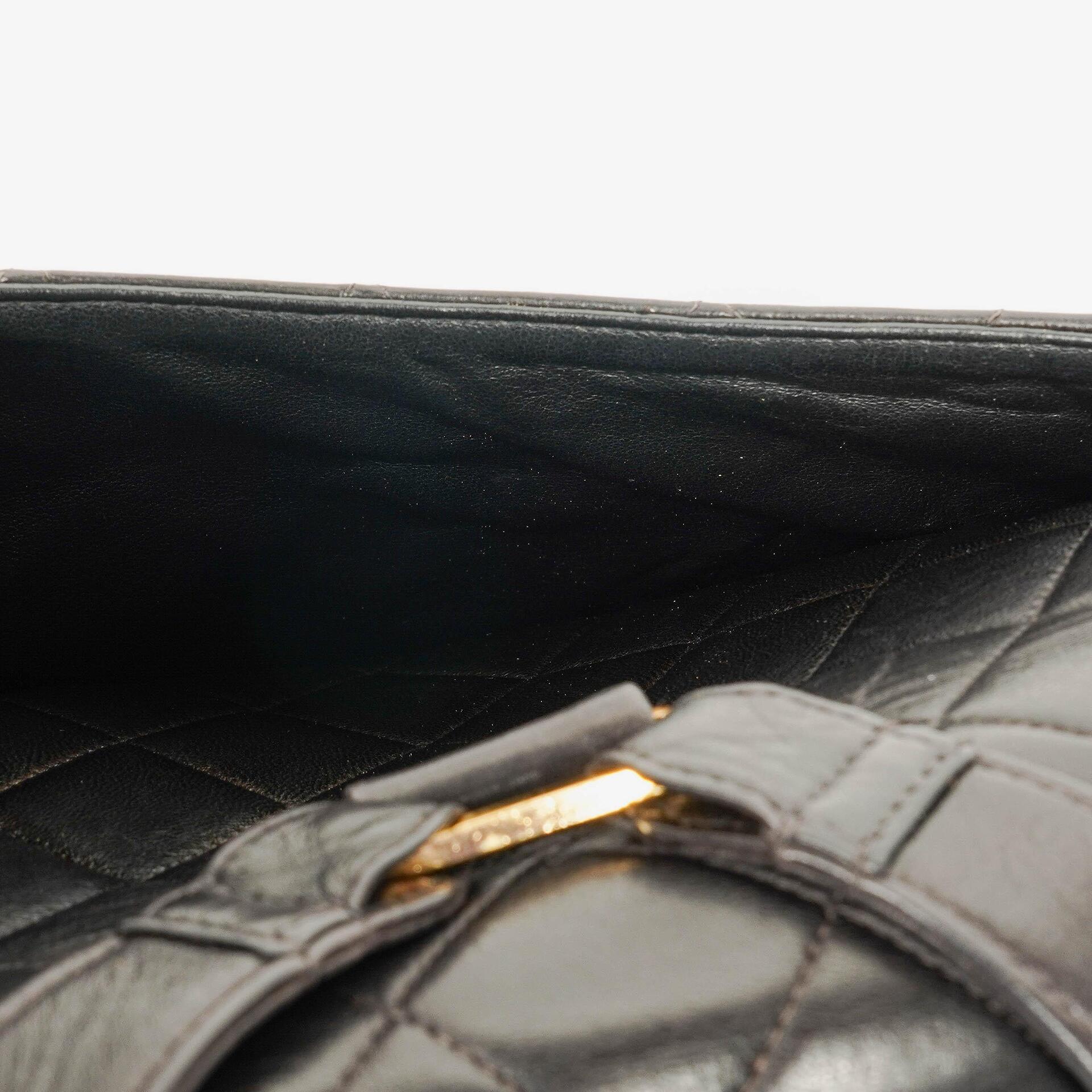 Chanel Vintage gesteppter CC Single Flap Rucksack