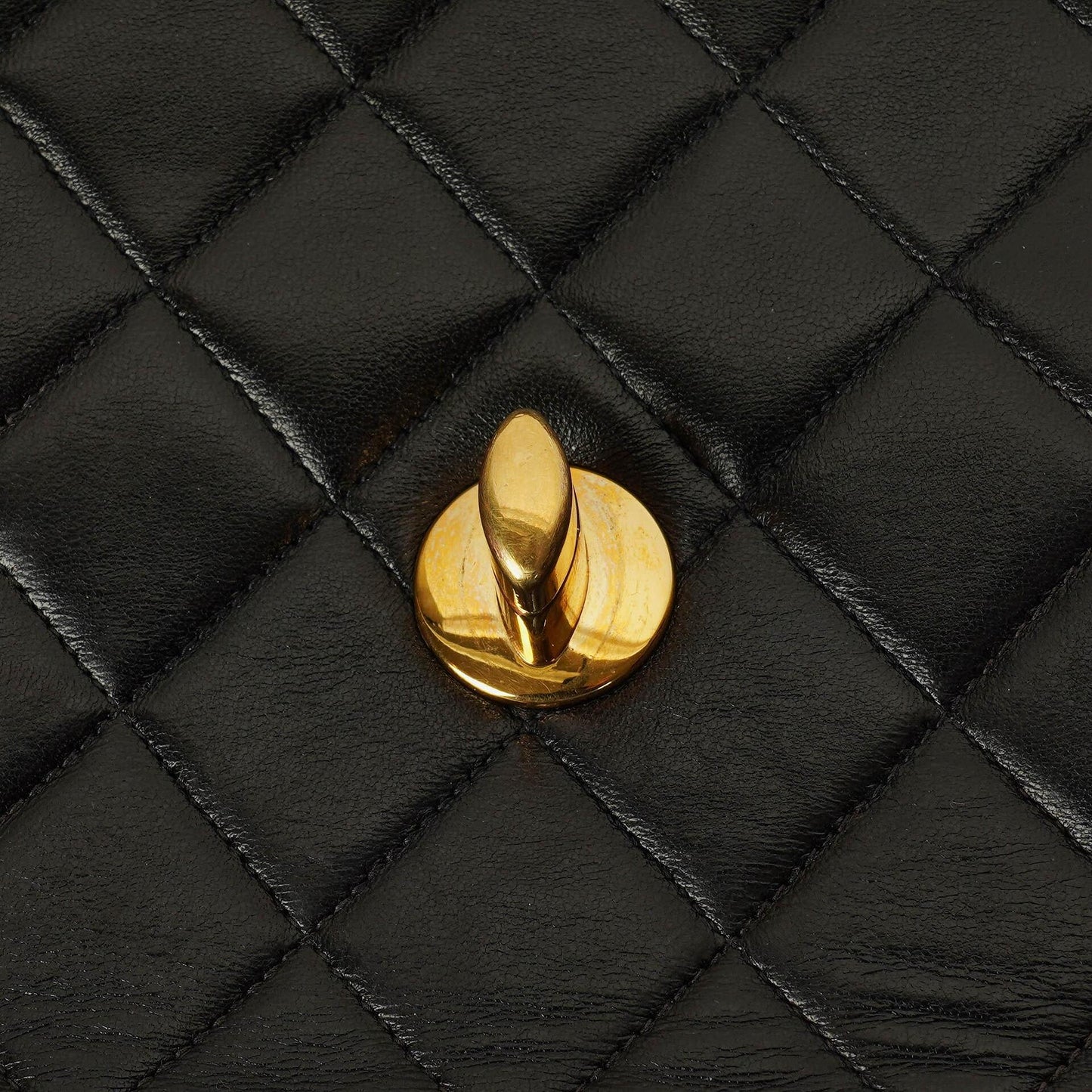Chanel Vintage gesteppter CC Single Flap Rucksack