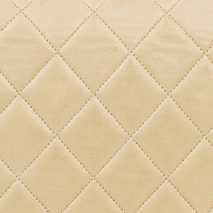 Chanel Vintage Small Diana Flap Tasche in Beige mit 24K vergoldeten Beschlägen