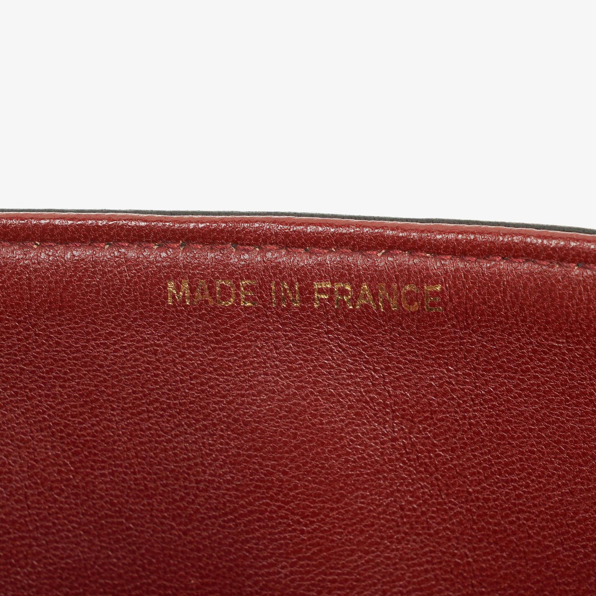 Chanel Vintage Quadratische Klassische Double Flap Tasche Schwarz Gestepptes Lammleder 24K Vergoldete Beschläge