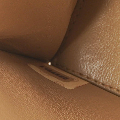 Chanel Vintage Trapezoid Single Flap Tasche aus beige-weißem gestepptem Leder mit goldfarbenen Beschlägen