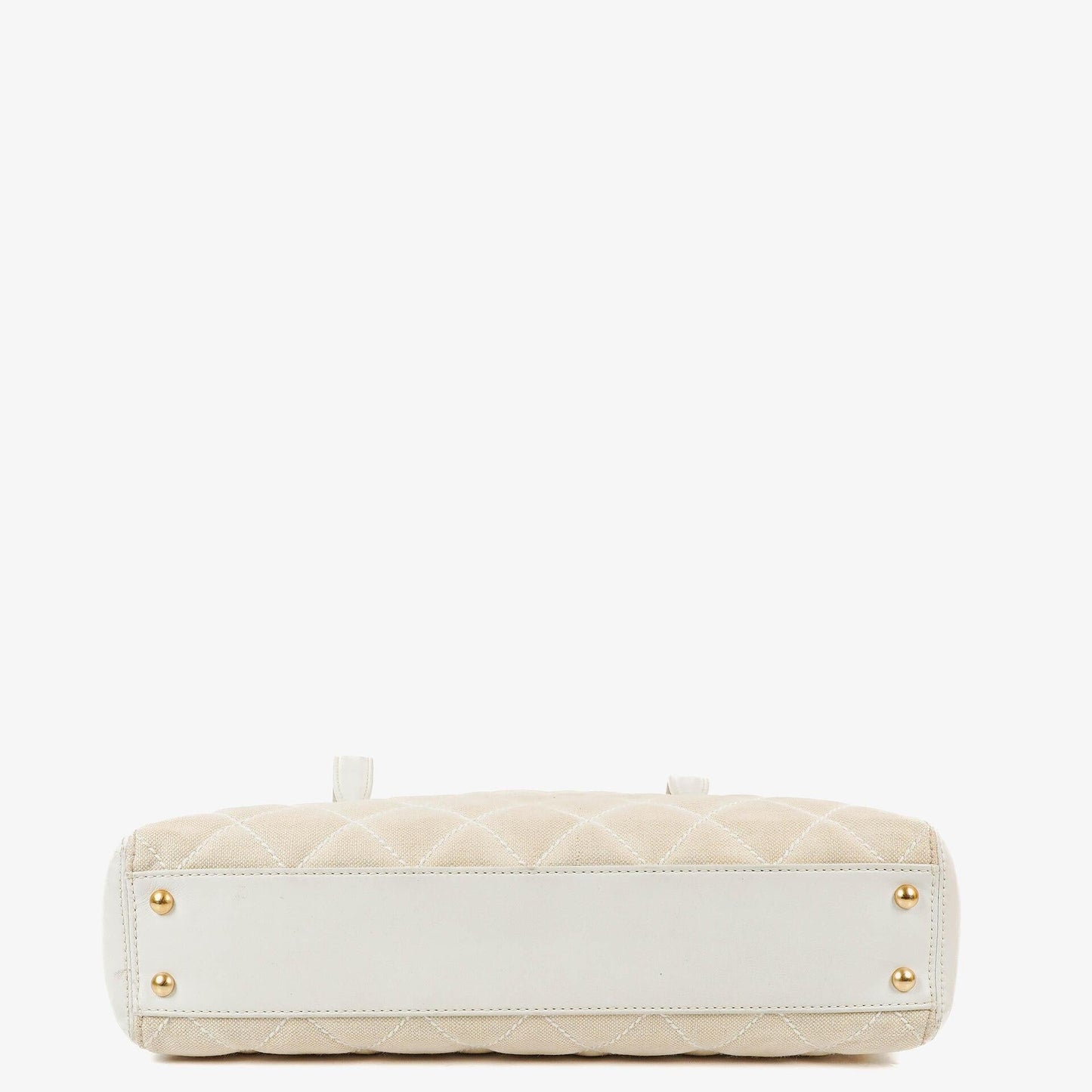 Chanel Wild Stitch Beige Surpique Tote Tasche