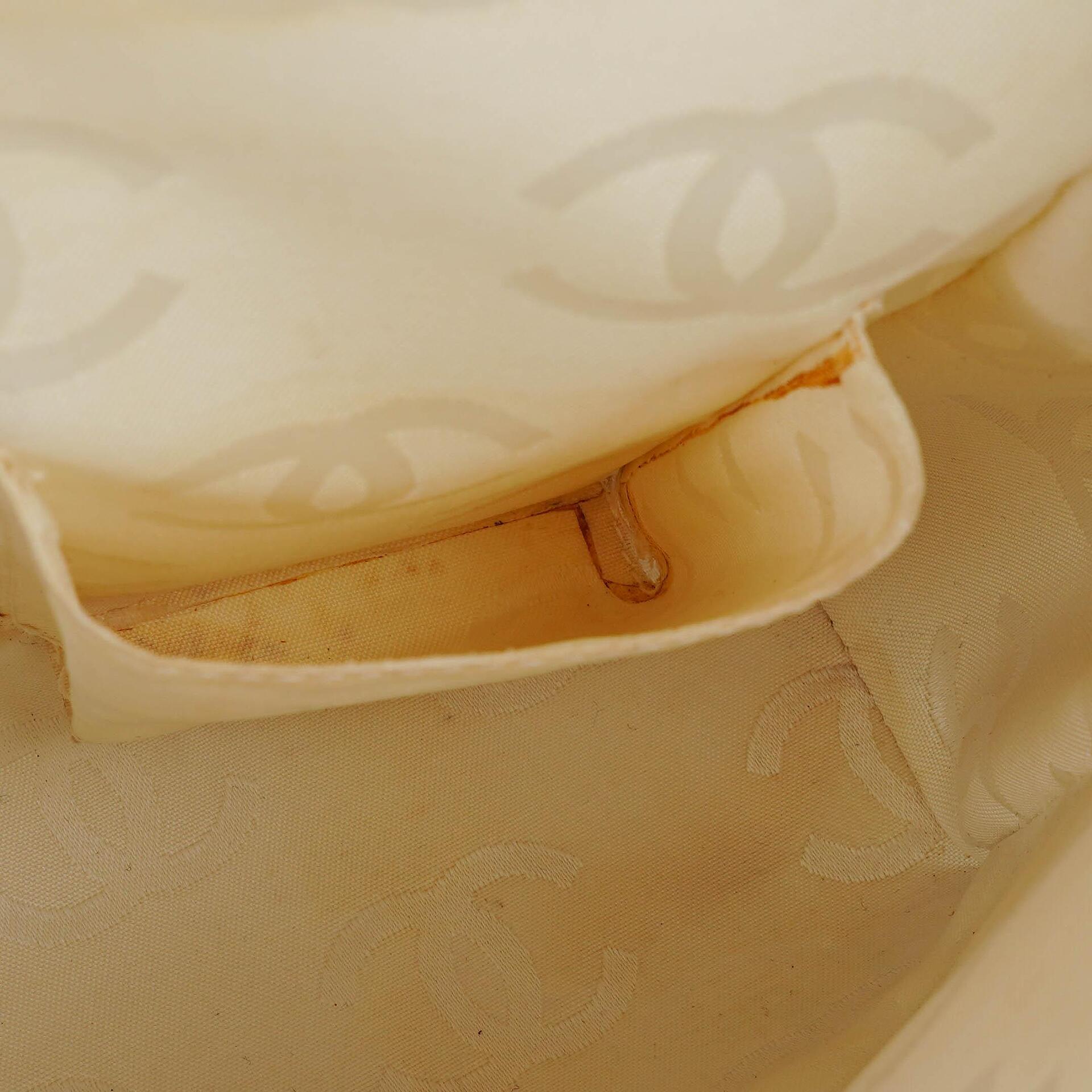 Chanel Wild Stitch Beige Surpique Tote Tasche