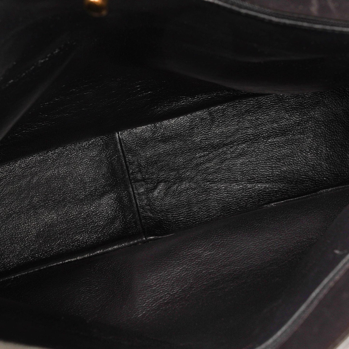 Chanel XL CC Logo Tote Tasche aus schwarzem gestepptem Leder