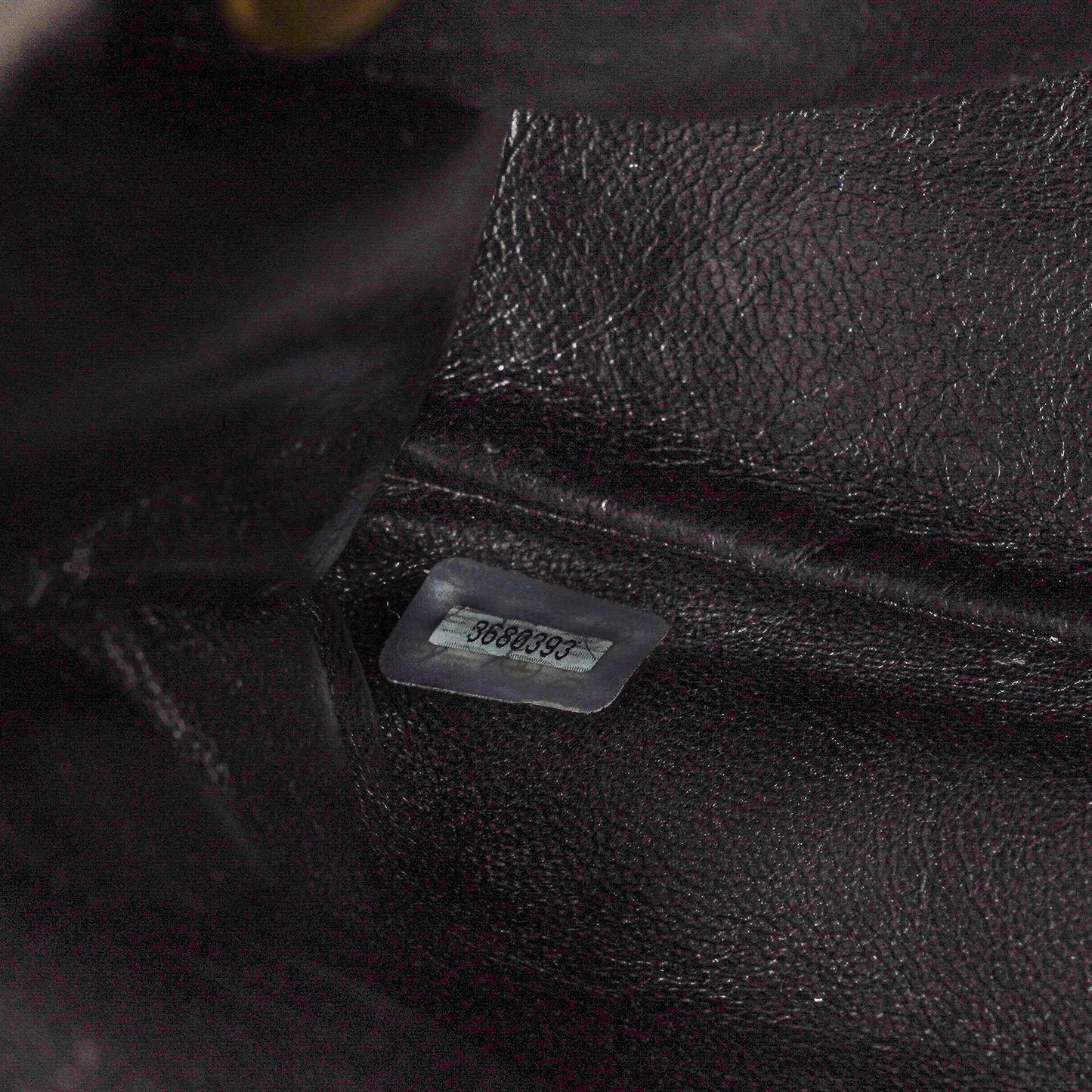 Chanel XL CC Logo Tote Tasche aus schwarzem gestepptem Leder