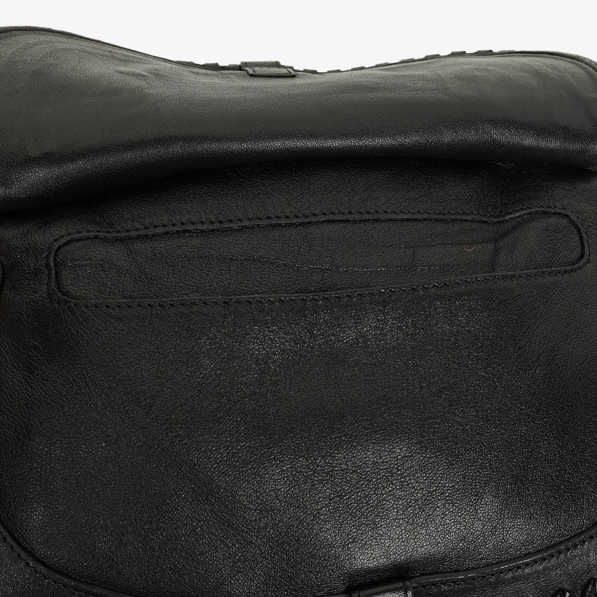 Chloé Marcie Schultertasche aus schwarzem Leder mit Tragegriff