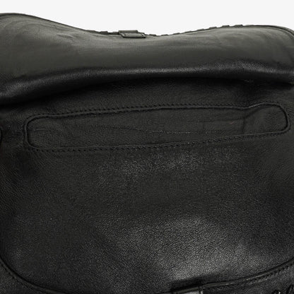 Chloé Marcie Schultertasche aus schwarzem Leder mit Tragegriff