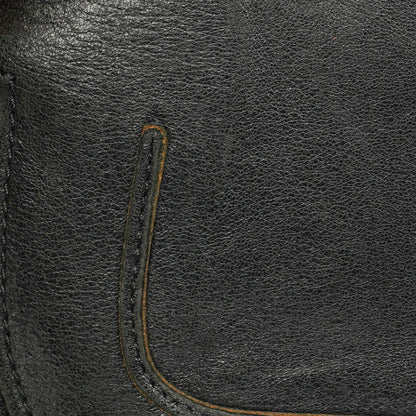 Chloé Marcie Schultertasche aus schwarzem Leder mit Tragegriff