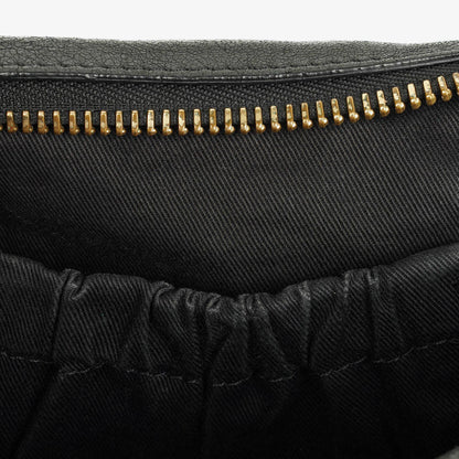 Chloé Marcie Schultertasche aus schwarzem Leder mit Tragegriff