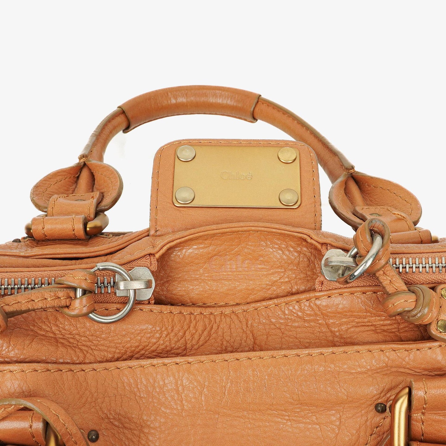 Chloe Braune Paddington Kalbsleder Aktentasche