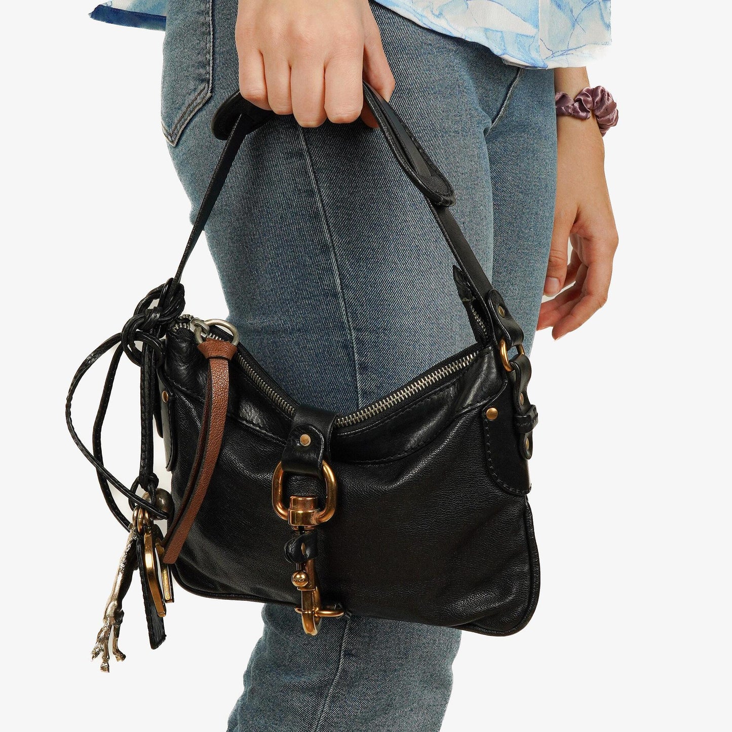 Chloé Kerala Schwarze Schultertasche