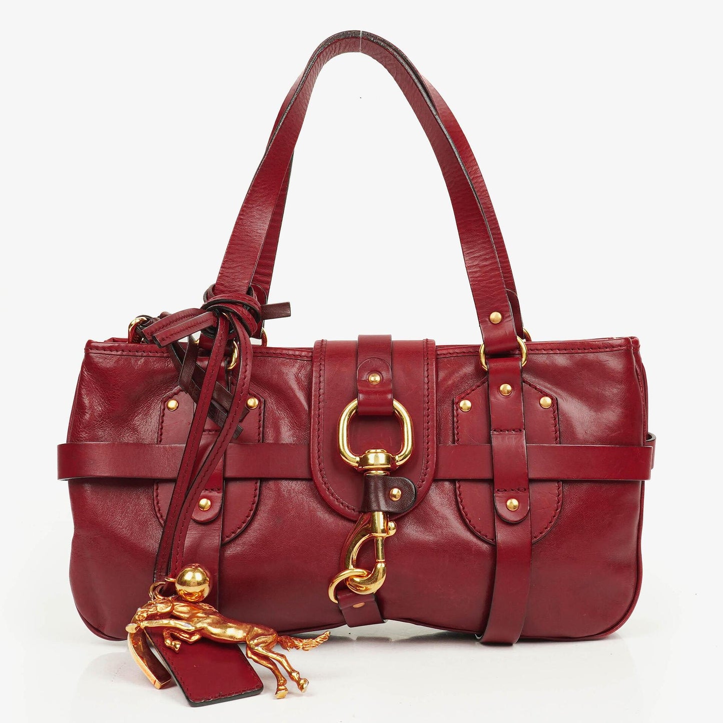 Chloé Kerala Schultertasche in Burgunder