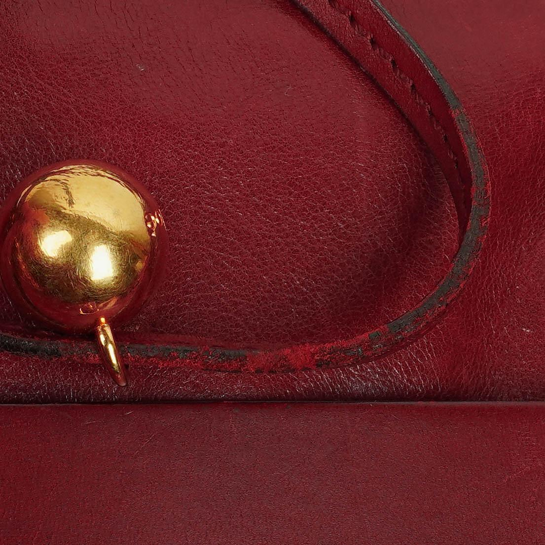 Chloé Kerala Schultertasche in Burgunder