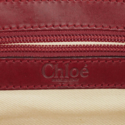 Chloé Kerala Schultertasche in Burgunder