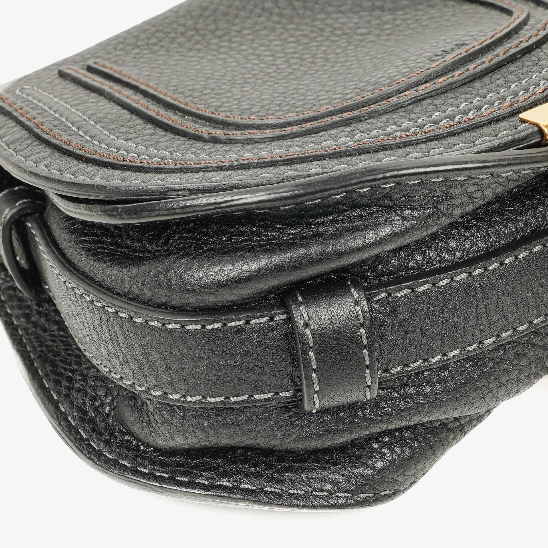 Chloé Marcie Leder Saddle Crossbody Tasche