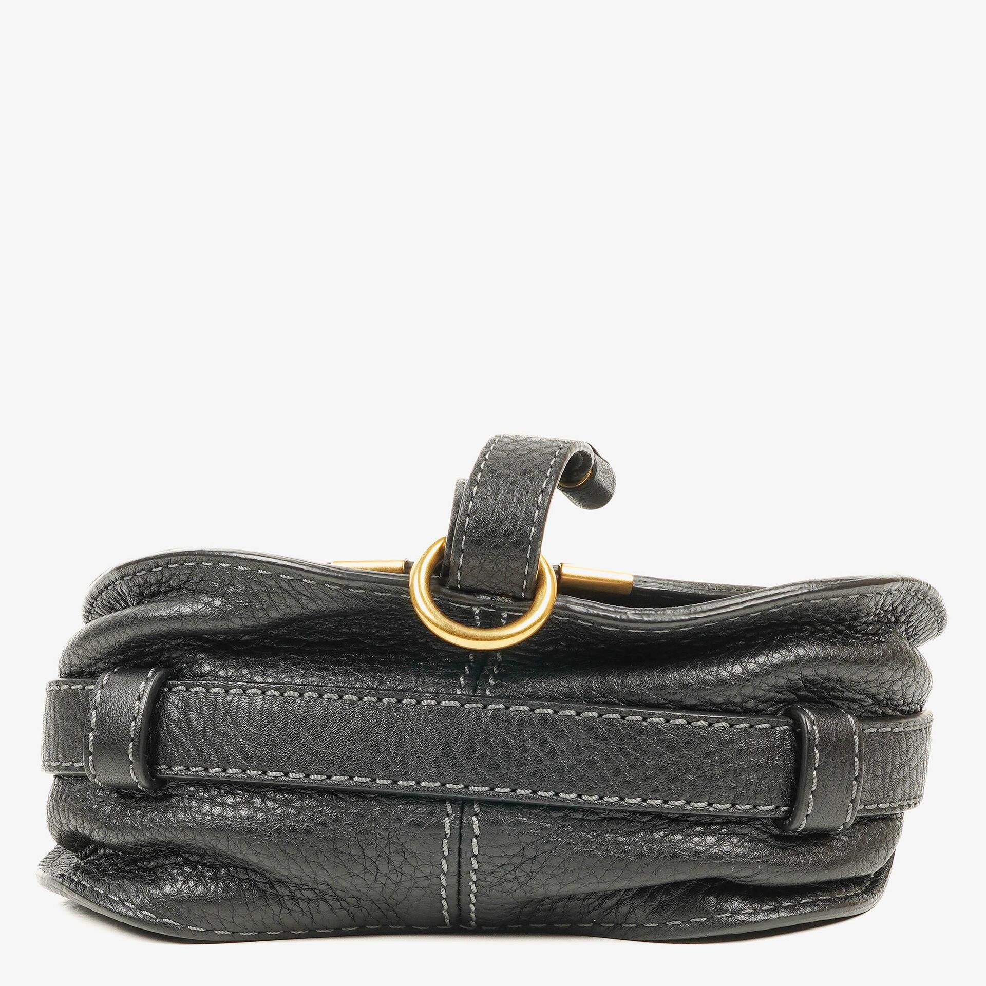Chloé Marcie Leder Saddle Crossbody Tasche