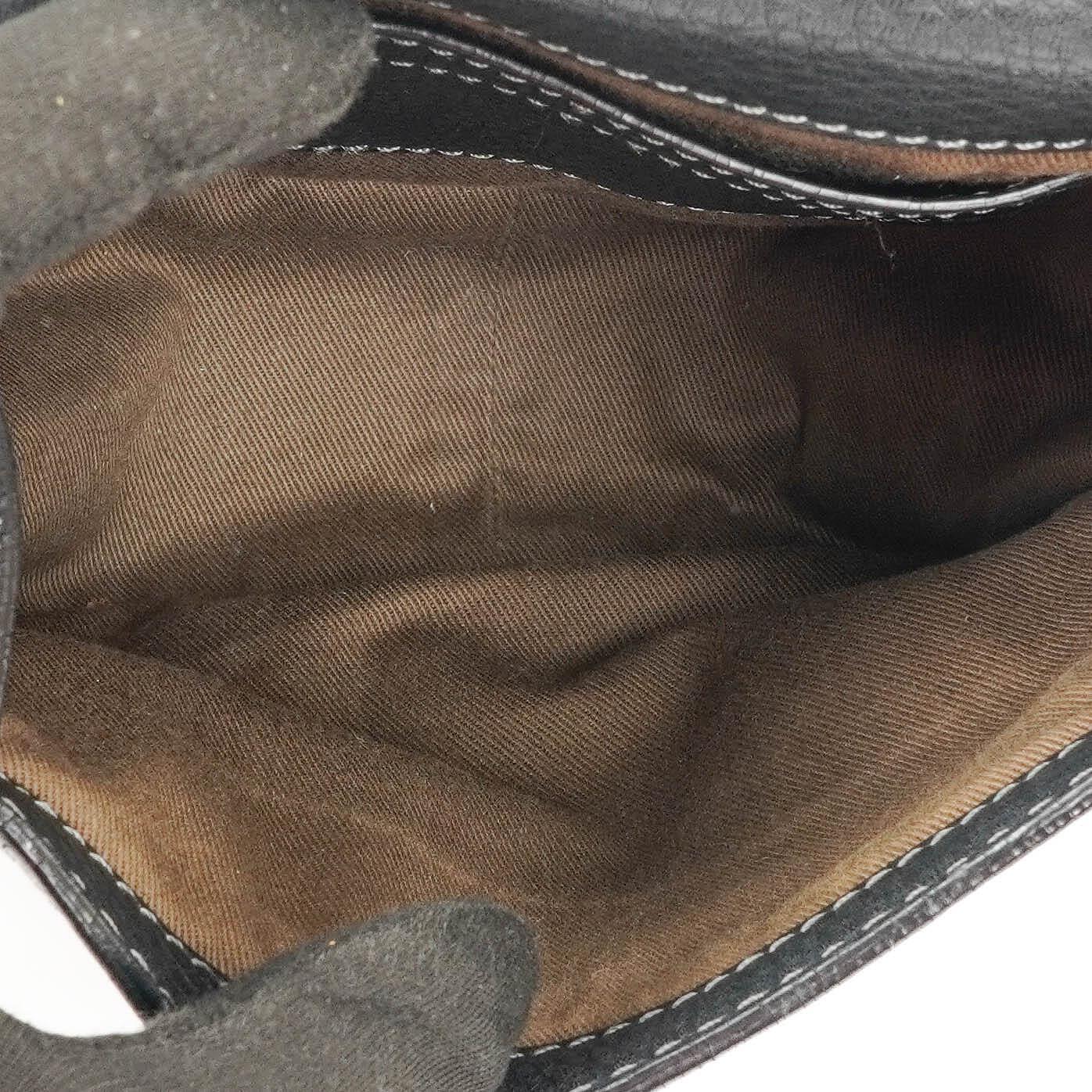 Chloe Marcie Satteltasche Crossbody Schwarz Leder