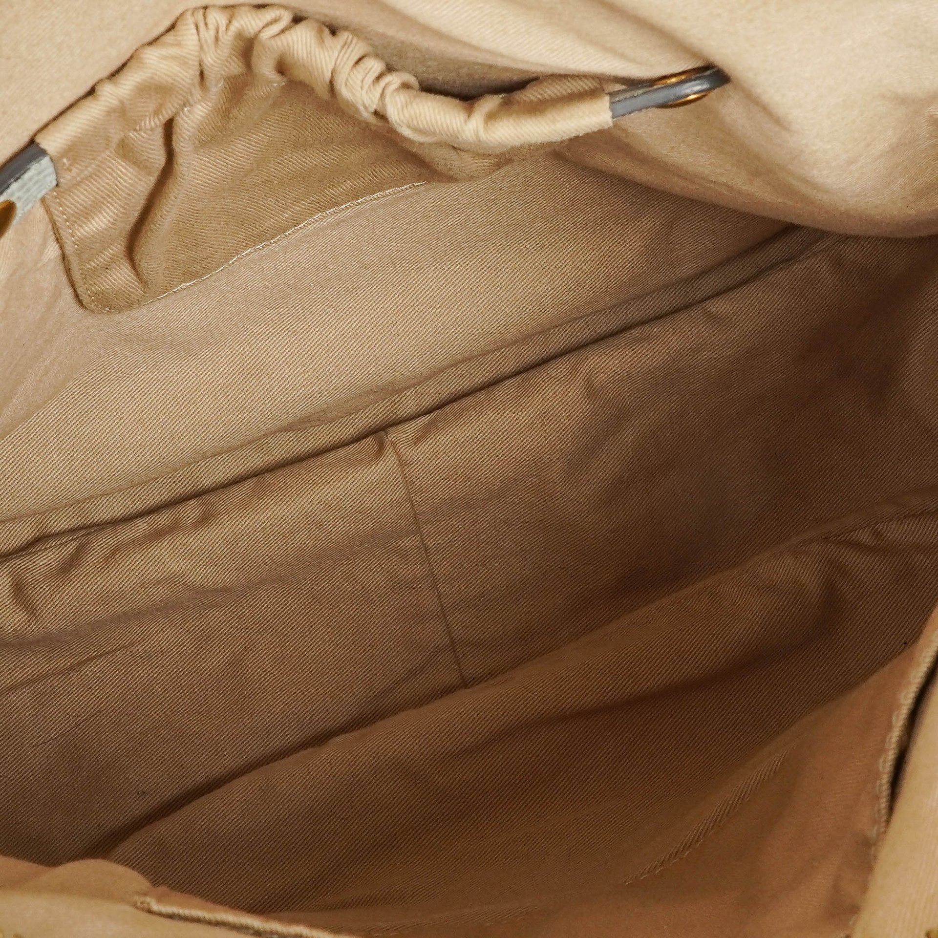 Chloe Marcie Satchel aus blauem Leder