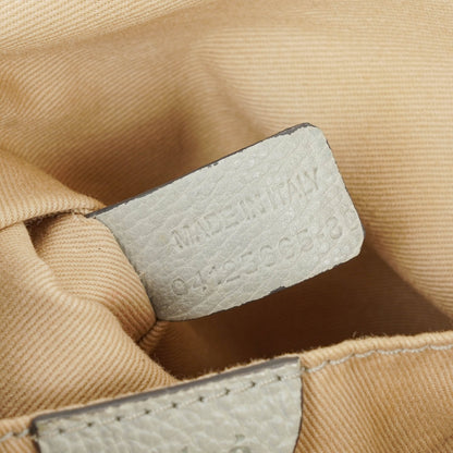 Chloe Marcie Satchel aus blauem Leder