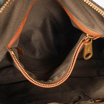 Chloé Marcie Tasche aus braunem genarbtem Leder