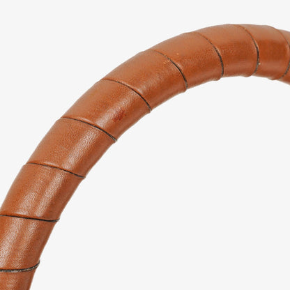 Chloe Marcie Tasche aus braunem genarbtem Leder