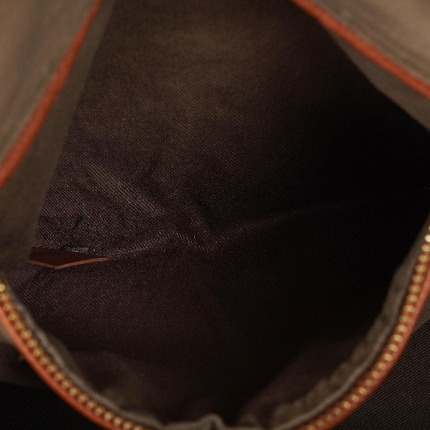 Chloe Marcie Tasche aus braunem genarbtem Leder