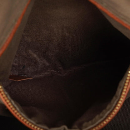 Chloe Marcie Tasche aus braunem genarbtem Leder