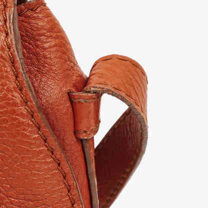 Chloe Marcie Braune Leder Satteltasche Umhängetasche