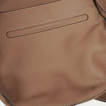 Chloe Marcie Schultertasche aus braunem Leder