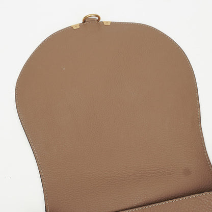 Chloe Marcie Schultertasche aus braunem Leder